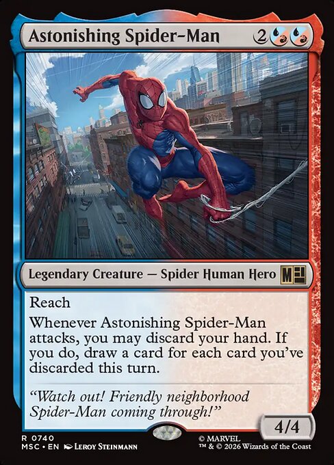MTG Astonishing Spider-Man MSC 740 Regular Nonfoil