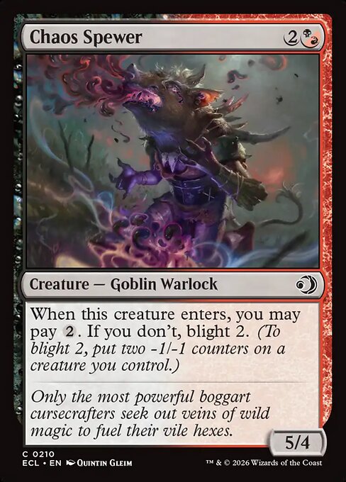 MTG Chaos Spewer ECL 210 Regular Nonfoil