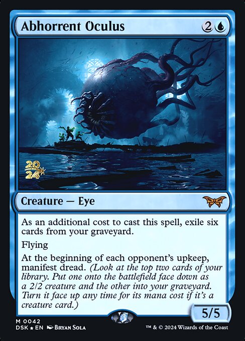 MTG Abhorrent Oculus PDSK 042s Prerelease Foil
