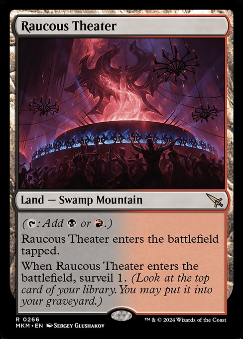 MTG Raucous Theater MKM 266 Regular Foil