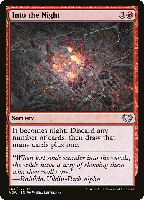MTG Into the Night VOW 163 Standard Nonfoil front