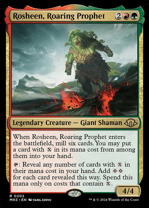 MTG Rosheen, Roaring Prophet MH3 202 Regular Nonfoil