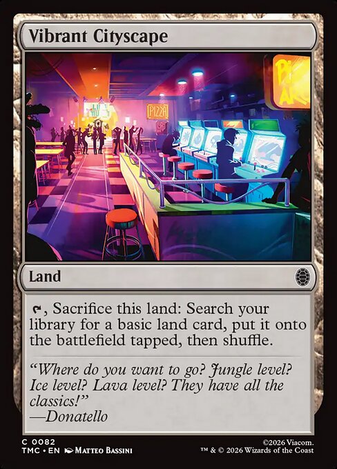MTG Vibrant Cityscape TMC 082 Regular Surge Foil
