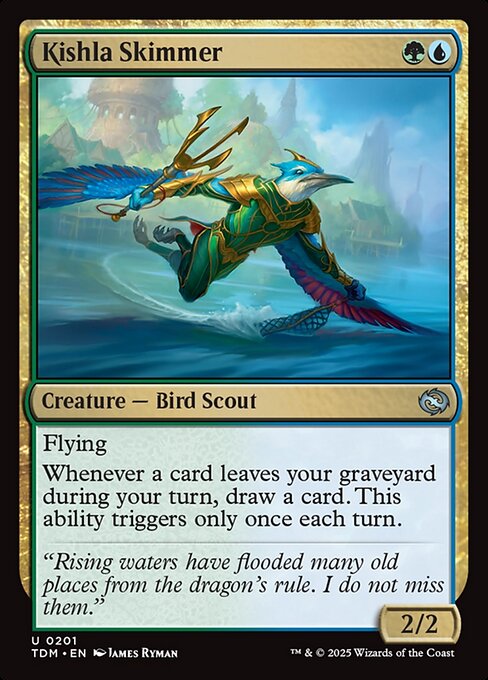 MTG Kishla Skimmer TDM 201 Regular Nonfoil