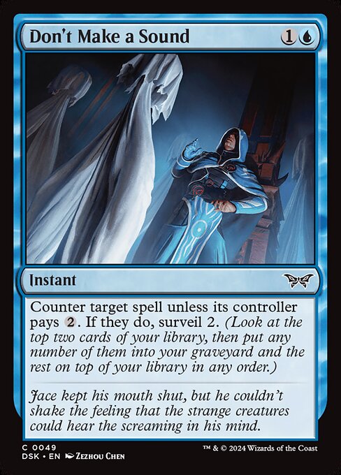 MTG Don't Make a Sound DSK 049 Regular Nonfoil
