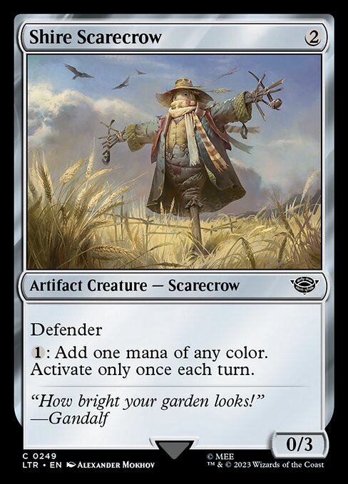 MTG Shire Scarecrow LTR 249 Regular Foil