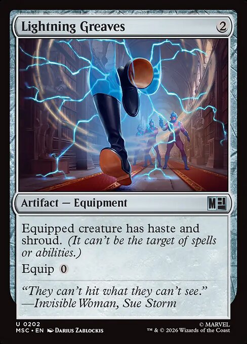 MTG Lightning Greaves MSC 202 Regular Nonfoil