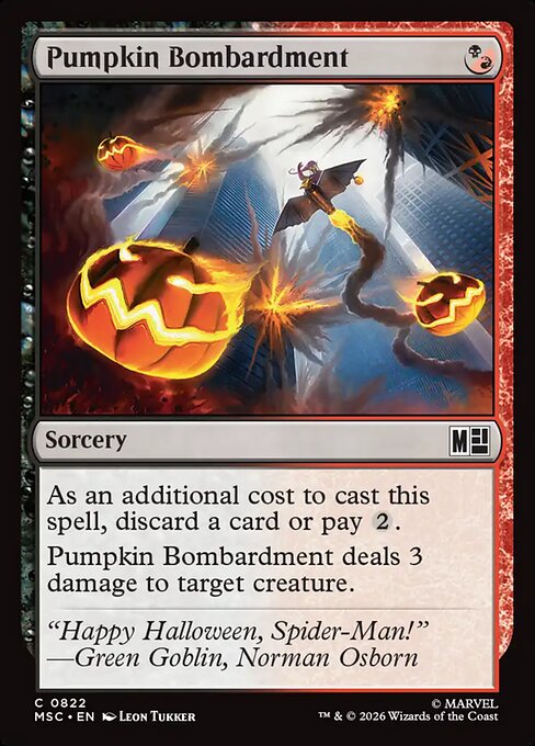 MTG Pumpkin Bombardment MSC 822 Regular Nonfoil