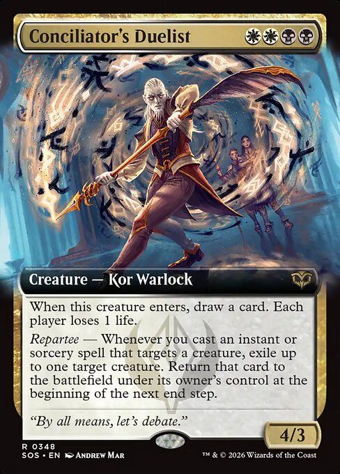 MTG Conciliator's Duelist SOS 348 Extended Art Foil