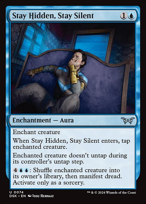 MTG Stay Hidden, Stay Silent DSK 074 Regular Nonfoil