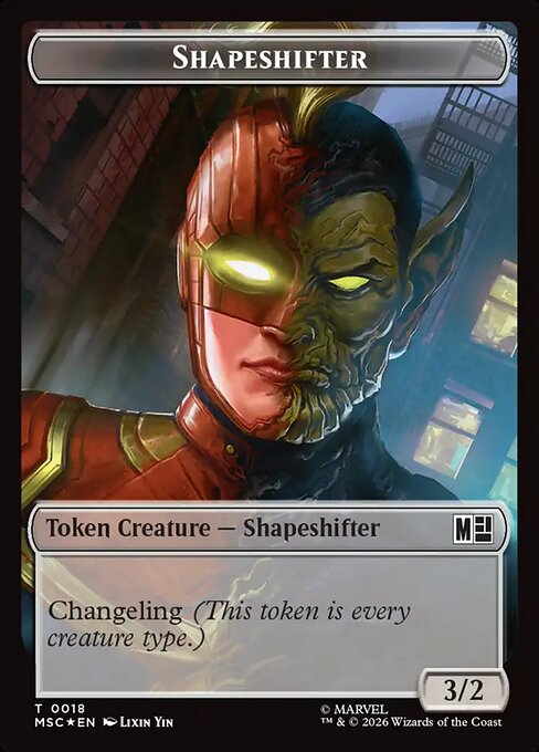 MTG Shapeshifter Token MSC 018 Token Foil