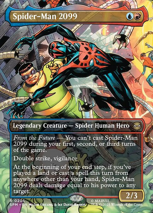 MTG Spider-Man 2099 SPM 205 Borderless Scene Nonfoil