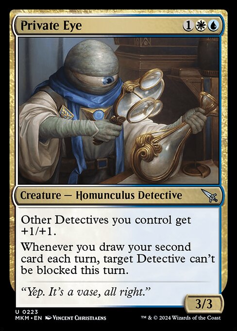 MTG Private Eye MKM 223 Regular Foil