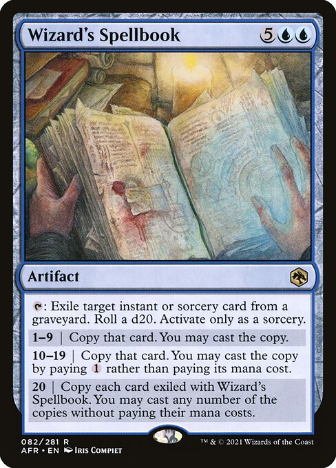 MTG Wizard's Spellbook AFR 082 Regular Foil