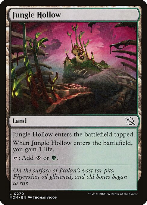 MTG Jungle Hollow MOM 270 Regular Nonfoil