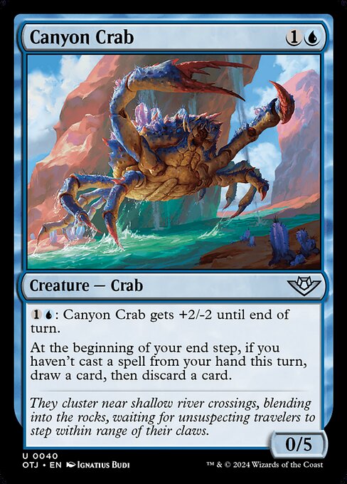 MTG Canyon Crab OTJ 040 Regular Foil