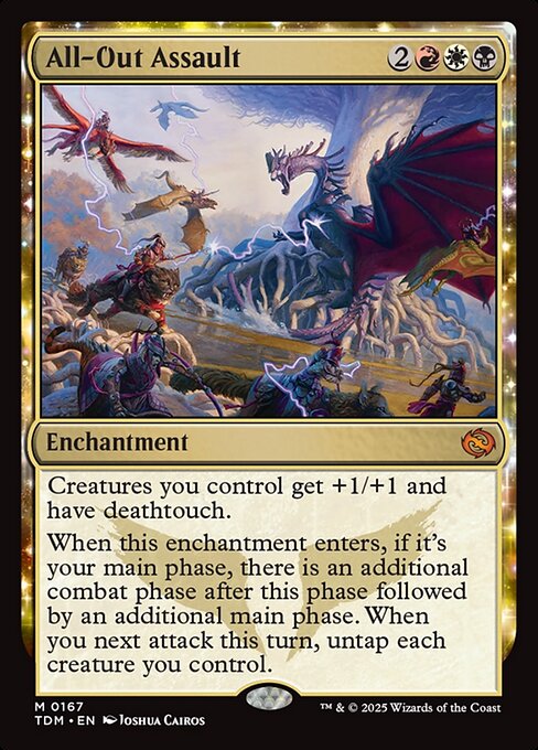 MTG All-Out Assault TDM 167 Regular Nonfoil