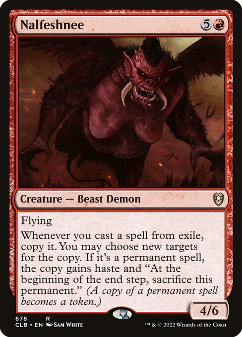 MTG Nalfeshnee CLB 678 Commander Deck Nonfoil