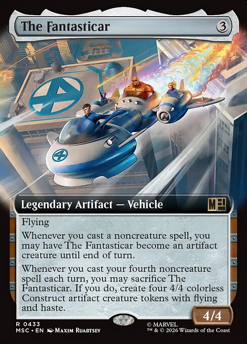 MTG The Fantasticar MSC 433 Extended Art Nonfoil