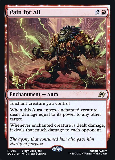 MTG Pain for All PEOE 151s Prerelease Foil