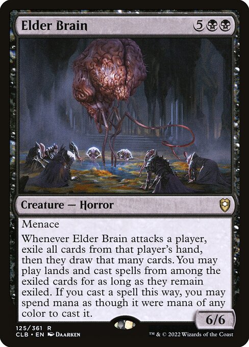MTG Elder Brain CLB 125 Regular Foil