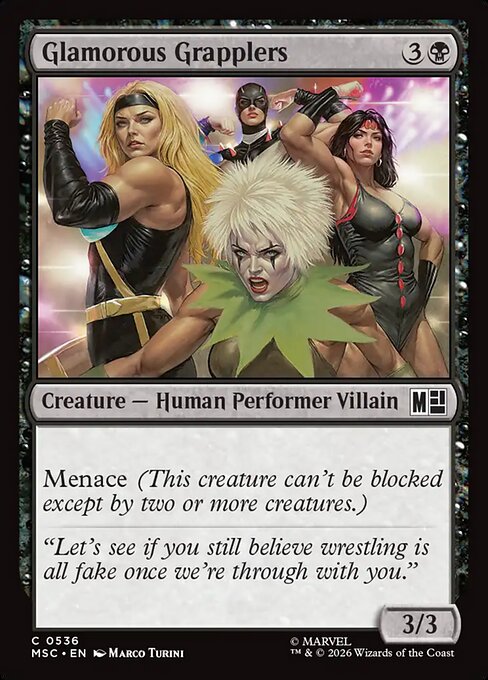 MTG Glamorous Grapplers MSC 536 Regular Nonfoil
