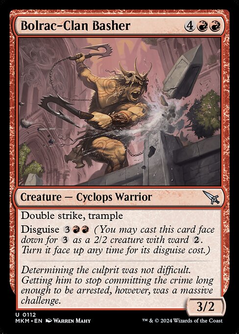 MTG Bolrac-Clan Basher MKM 112 Regular Foil
