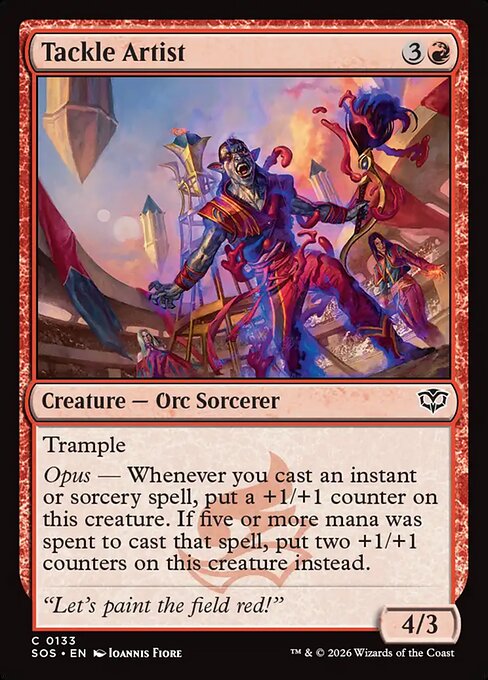 MTG Tackle Artist SOS 133 Regular Foil