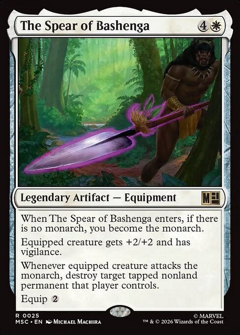 MTG The Spear of Bashenga MSC 025 Regular Nonfoil