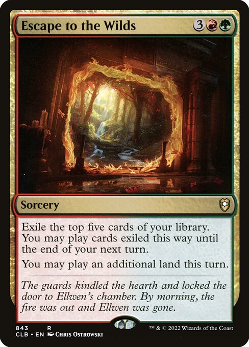 MTG Escape to the Wilds CLB 843 Commander Deck Nonfoil