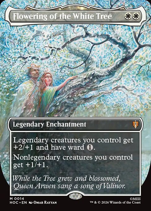 MTG Flowering of the White Tree HOC 014 Regular Nonfoil