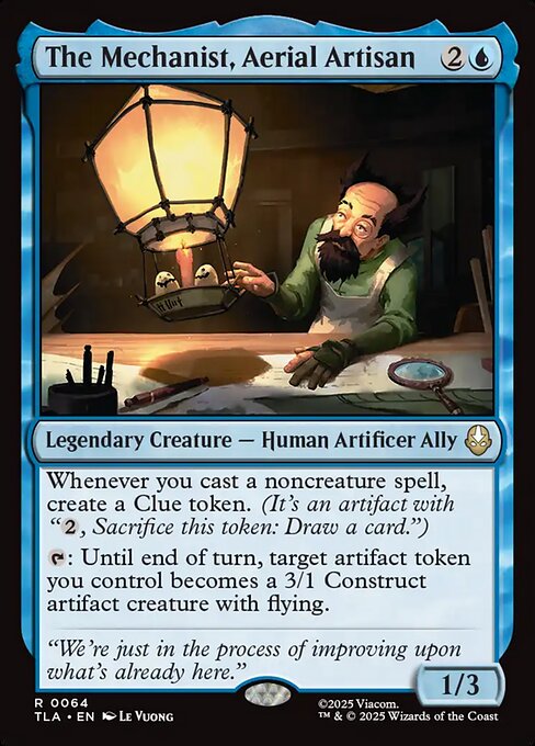 MTG The Mechanist, Aerial Artisan TLA 064 Regular Nonfoil