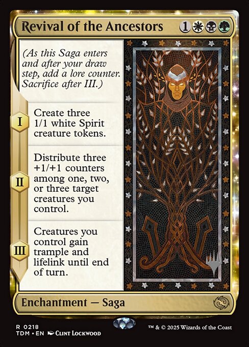 MTG Revival of the Ancestors PTDM 218p Promo Pack Foil