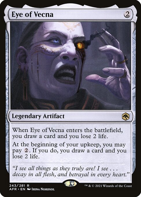 MTG Eye of Vecna AFR 243 Regular Nonfoil