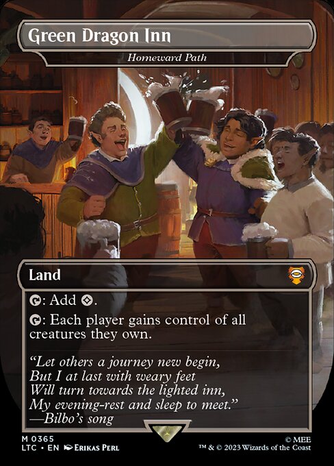 MTG Homeward Path LTC 365 Showcase Ring Foil