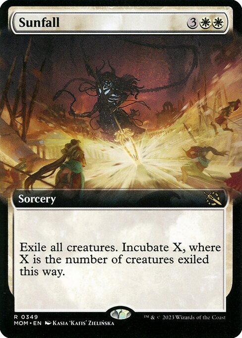 MTG Sunfall MOM 349 Extended Art Nonfoil