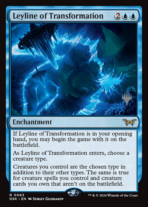 MTG Leyline of Transformation PDSK 063p Promo Pack Foil