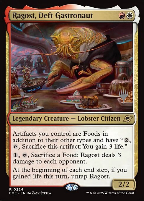 MTG Ragost, Deft Gastronaut PEOE 224p Promo Pack Foil