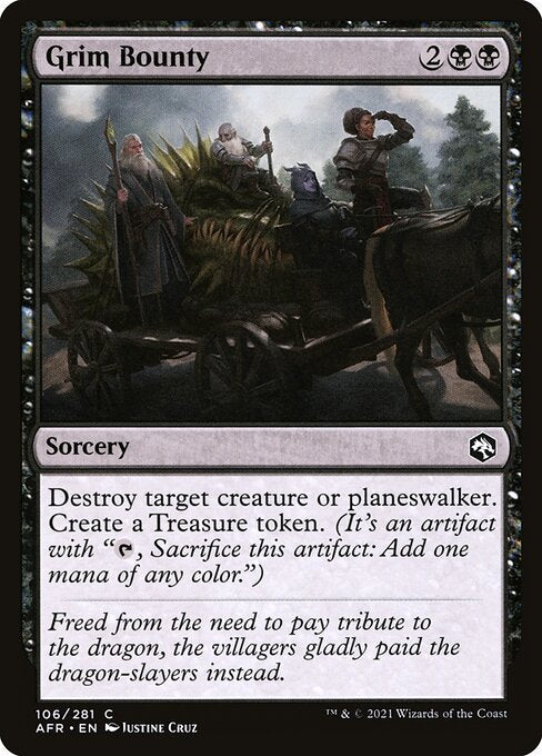 MTG Grim Bounty AFR 106 Regular Nonfoil