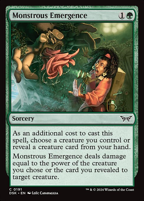 MTG Monstrous Emergence DSK 191 Regular Foil