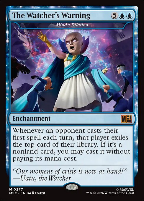 MTG Mind's Dilation MSC 277 Regular Surge Foil