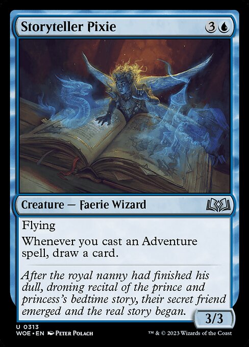 MTG Storyteller Pixie WOE 313 Jumpstart Foil