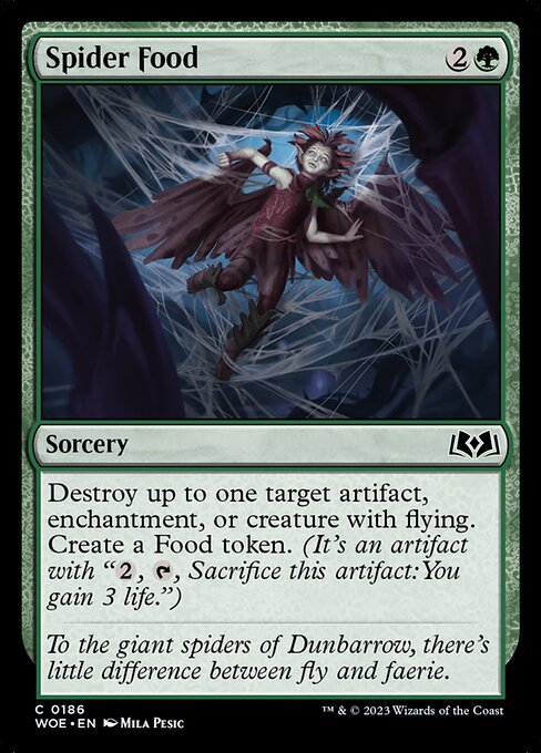 MTG Spider Food WOE 186 Regular Nonfoil