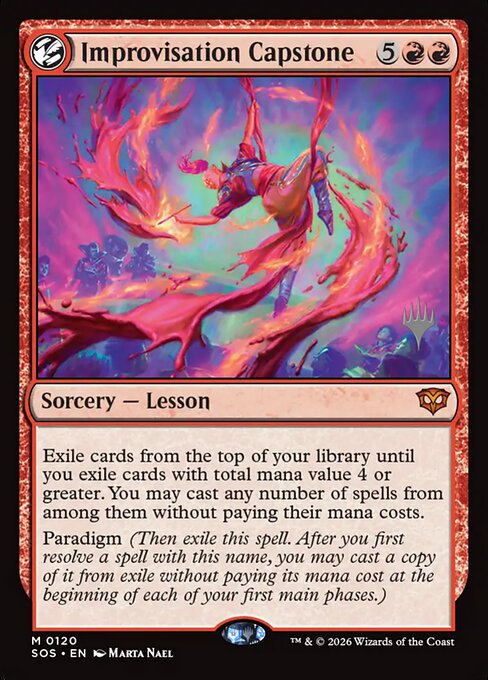 MTG Improvisation Capstone PSOS 120P Promo Pack Foil