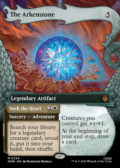 MTG The Arkenstone // Seek the Heart HOB 234 Alternate Art Nonfoil