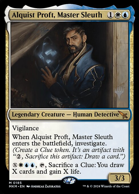 MTG Alquist Proft, Master Sleuth PMKM 185p Promo Pack Foil