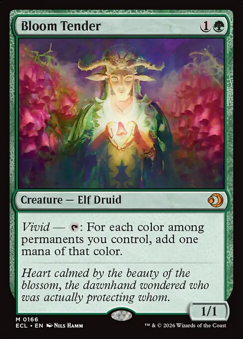 MTG Bloom Tender ECL 166 Regular Nonfoil