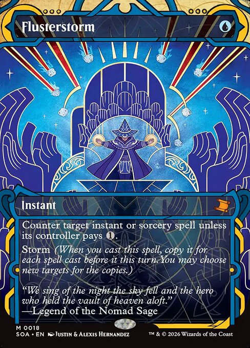 MTG Flusterstorm SOA 018 Mystical Archive Foil