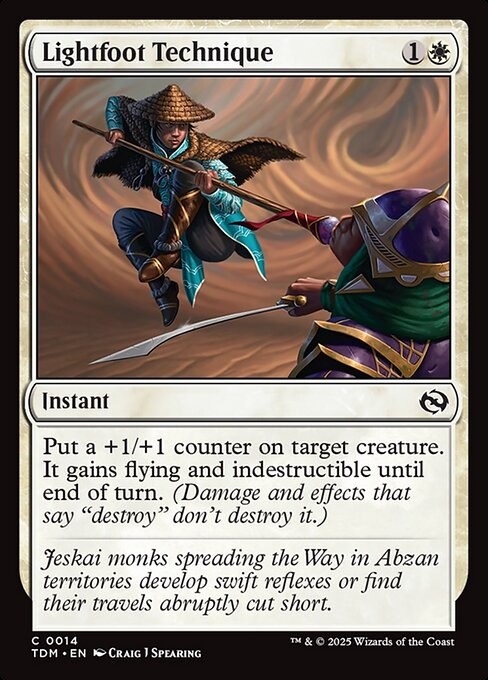 MTG Lightfoot Technique TDM 014 Regular Nonfoil