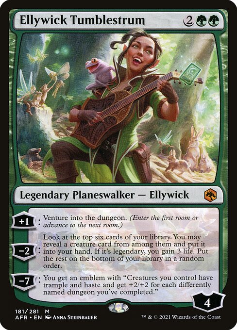 MTG Ellywick Tumblestrum AFR 181 Regular Nonfoil